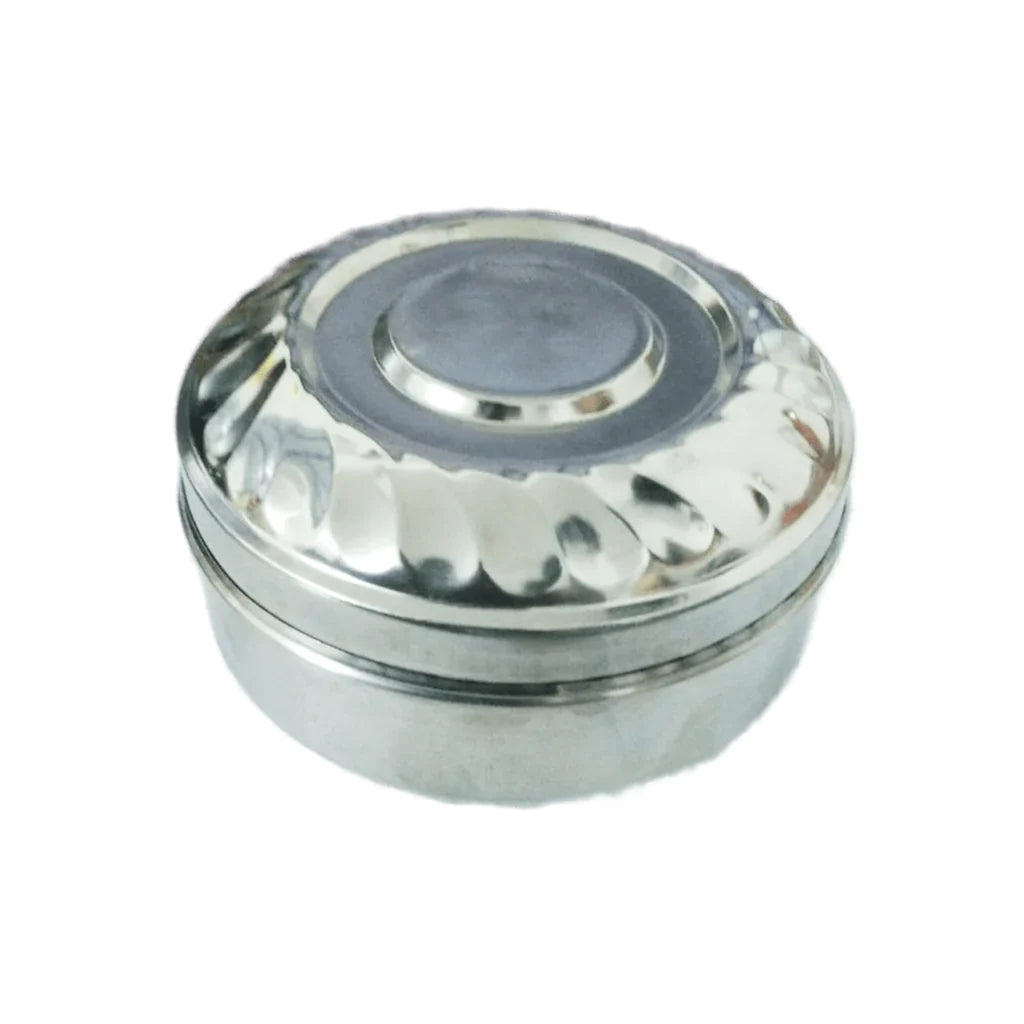 3345 Multi-Purpose Stainless Steel Round Shape Tiffin Box - Small Gift for Baby Girl and Baby Boy For Office, School/Tuition/ Picnic (Small) 3345 Multi-Purpose Stainless Steel Round Shape Tiffin Box - Small Gift for Baby Girl and Baby Boy For Office, School/Tuition/ Picnic (Small)